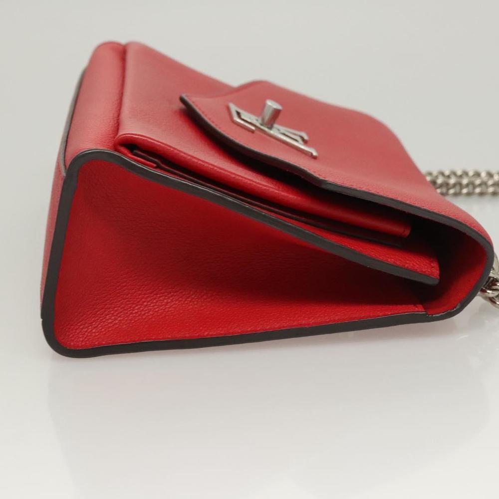 LOUIS VUITTON My Lock Me BB Shoulder Bag Calf leather Red M51419 LV Auth ar13614 - Picture 3 of 16